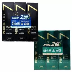 TBZ 쿨링성분 브레인인텐스 치약 120gX3개입 향좋은치약