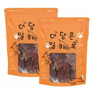 더담은 일키로 x2팩 대용량 애견간식 오리윙