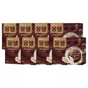 롯데 몽쉘 카카오 408g (12봉입) x8곽+엽서세트