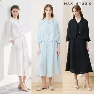 막스스튜디오 썸머 크리즈 셋업 2PCS (재킷+팬츠)