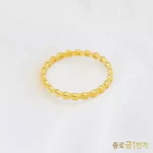 여자 순금 반지 도트 볼 1.875g