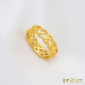 여자 순금 반지 볼 레이어드 3.75g