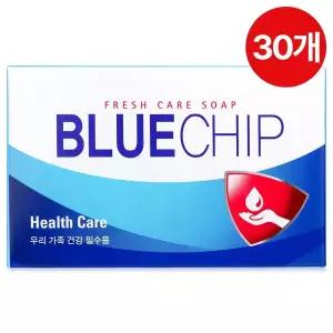 애경 블루칩 헬스케어 비누 30개 티트리오일 산뜻 촉촉