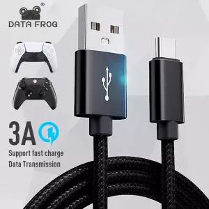 DATA FROG 1m2m 3m PS5 컨트롤러용 충전 케이블 Playstation 5Xbox 시리즈 S X 게임 패드 액세서리용 USB