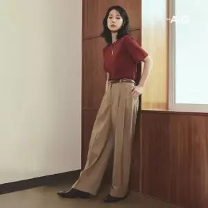 더엣지 [최초가69 900원] 울혼방 투턱 팬츠