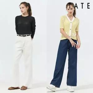 여성 린넨 블렌드 데님 팬츠 2종
