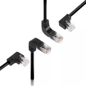 CAT6 왼쪽 꺾임 랜케이블 15M UTP (1M~15M) 인터넷 네트워크 통신선 랜선 컴퓨터 90도 좌향 꺽인 ㄱ자형