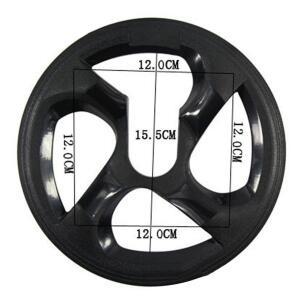 48 치아 12cm 자전거 크랭크 셋 체인 휠 커버 보호 블랙 가드 사이클 부품