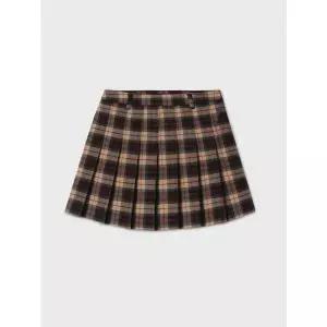 [후아유]여성 Short Pleats Buckle Skirt WHWHF4952F