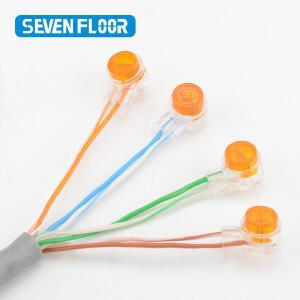 100pcs UY 네트워크 케이블 터미나 K1 K2 K3 커넥터 와이어 스플 라이스 RJ45 RJ11 배선 이더넷 핸드폰 코