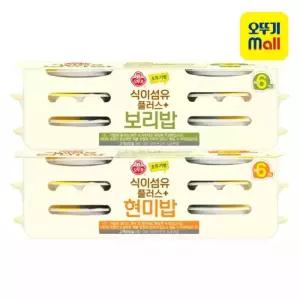 오뚜기 오뚜기밥 식이섬유플러스 현미밥 보리밥 130g 36개