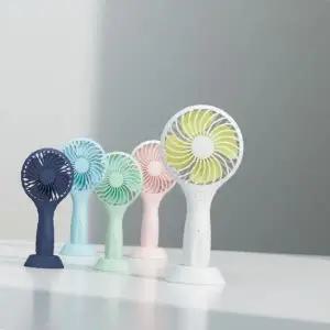 (색상 그린)휴대용 핸디 선풍기 USB 미니 무선 탁상용 손선풍기 저소음_25186962