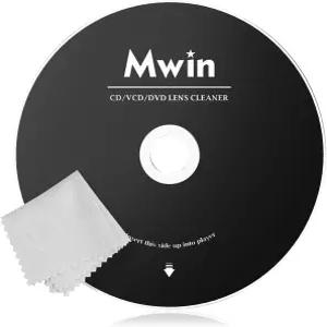 CD 플레이어용 Mwin 클리너 디스크 안전하고 효과적인 렌즈 CD/VCD/DVD 세트 자동차 및 가정용