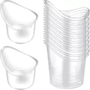 여행 청소를 위한 빠르고 효과적인 피로한 눈 진정을 Alrhso 20Pcs 워시 컵 케어 도구 헹구기 및 플러시