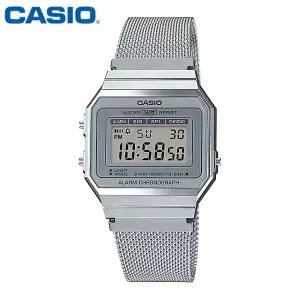 카시오 시계 A700WM-7A 남성용 손목시계 메쉬밴드 A-700WM-7A 남녀공용 CASIO 정품