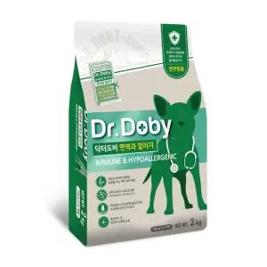 닥터도비면역과알러지2kg사료 반려견 개사 영양 도그 애완견