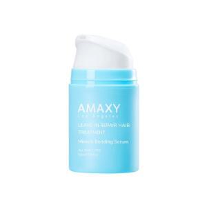 AMAXY 미라클 본딩 세럼 약해진 표백모 리브 인 헤어 케어 관리에 도움 결합 단백질 + 케라틴 프리즈 컨트롤 열 커어 프리 1.69fl 온스