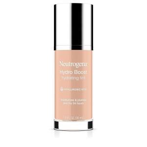 뉴트로지나 하이드로 부스트 리퀴드 파운데이션 메이크업 20 내추럴 아이보리 10 fl oz 하이드레이팅 틴트 보습 히알루론산 함유 오일 프리 논코메도제닉 경량 워터 젤 포뮬러