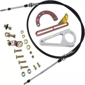 ACA-1804 GM TH350 700R4 2004R 4L80E 변속기와 호환되는 조정 가능한 변속 연결 키트 LB01-ACA-1804 2인치
