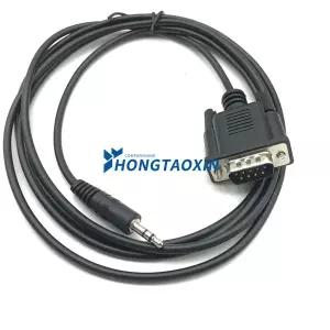 호환 9Pin DB9 여성 남성 2.5mm 3.5mm 남성 인터폰 인터콤 DC 2.5 3.5 오디오 케이블 전선가리개 RS232 To