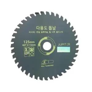 전동공구악세사리 목공 목재절단날 판넬 알루미늄 PVC 그라인더휠 125mm