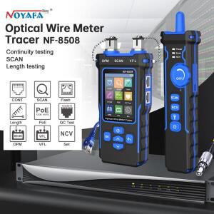 노야파 NF-8508 네트워크 케이블 테스터 미터 트레이서 LCD 디지털 충전식 라인 파인더 와이어 PoE 체커