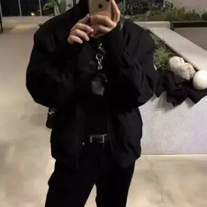 샤오원샵 남자 레더 상의 봄가을 자켓 스트리트패션 시크 키작남 점퍼 루즈핏 스타일리시한 항공 코트 꾹3