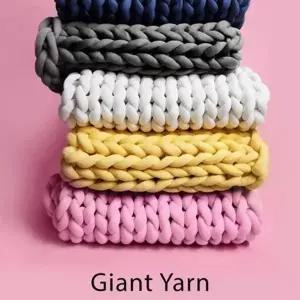 TBZ DIY 손뜨개실 벨벳 자이언트얀 1kg 가방실 수예용품