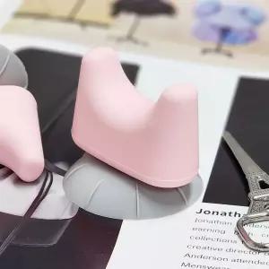 U자형 실리콘 마사지기 흡착 마사지볼 지압기 등마사지 목마사지 발마사지