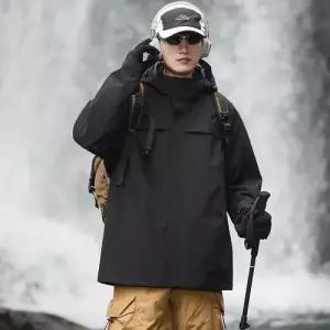 아이언하트 남친 남성용 삼방 봄가을 잠바 야상사파리 야상 점퍼 바람막이 KKE3