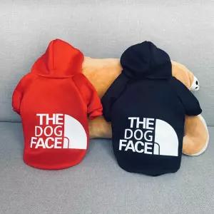 강아지 옷 후드티 팬들용 바람막이 따뜻한 소형 대형견용 재킷 스웨트셔츠 프렌치 불독 의류