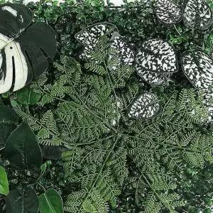 덩쿨조화 인조 벽장식 몬스테라 60x40cm 정원 덩쿨조화 잔디
