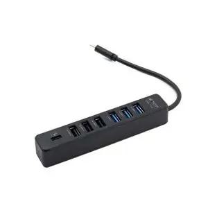 [COMS]USB 3.1 Type C 7포트 허브 USB 3.0 3P USB 2.0 3P T-WD538EC