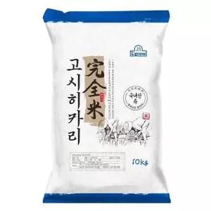 [롯데상사][25년산 햅쌀] 씻어나온 완전미 고시히카리 10kg/특등급