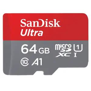 샌디스크 마이크로 SD 카드 울트라 A1 64GB 64기가 핸드폰 닌텐도 카메라 블랙박스 외장 메모리카드 SQUAB