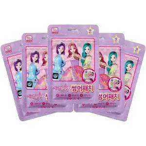 시크릿쥬쥬 썸머패치 18패치x5개/밴드/패치/팔찌/천연향 핑크퐁 브레드이발소 헬로키티