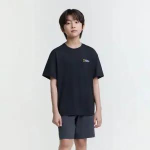 내셔널지오그래픽 NATIONAL GEOGRAPHIC 키즈 K252UPB902 냉감 5부 상하 SET CARBONBLACK 5007187747 215543