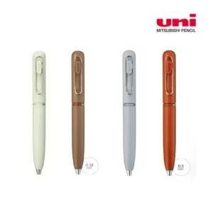 유니 유니볼원3 회전식 3색 볼펜 0.38 0.5mm
