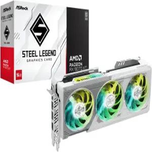 ASRock AMD 라데온 RX 9070 XT 스틸 레전드 6GB 화이트 G 20Gbps DR6 256비트 3세대 RT AI 가속기 PCIe50