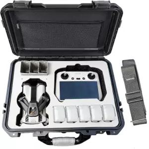 스트랩이 달린 DJI Mini 5 Pro IP67 방수 하드 쉘 드론 보호 케이스용 INVO 휴대용
