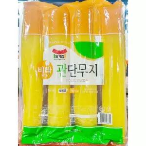 일미 단무지 통 3.5k자장면 짬봉 반찬 우동 김밥 분식집 업소용 노란 식자재 식료품 가공식품 중국요리