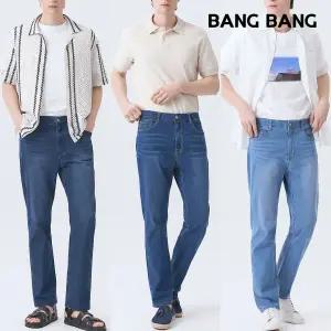 [뱅뱅] 남성 썸머 라이크라 시그니처 데님 3종택1
