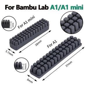 Bambu Lab A1/A1mini 청소 브러시 용 노즐 실리콘 3D 프린터 부품 용 핫베드 장착 스크러버 클리너 도구