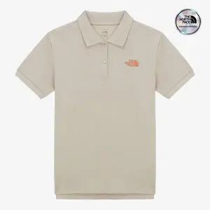 [노스페이스] [노스페이스 공식] NT7PR40D 여성 선데일 반팔 폴로_WHITE SAND