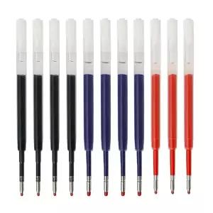 10Pcs 9.8cm 교체 가능 424 펜 리필 0.5mm 특수 사무실 비즈니스 G2 볼펜 막대 필기용 사무용품