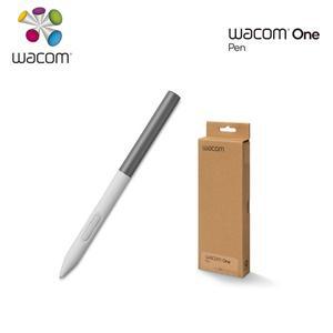 Wacom One 표준 펜(2023년 에디션 디스플레이 및 태블릿용) 전면 흰색/후면 회색