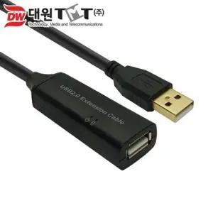 USB 2.0 무전원 리피터 케이블 5M (아답터 별매)