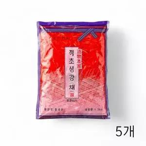 토호 적초생강 1.3Kg X 5개 생강초절임 장어구이 장어구이 일식반찬 (WFGSKG2)