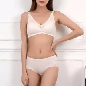 [라일리여성언더웨어] Rly 노와이어브라 팬티 세트 40대여자세트 50대여자 49591535)