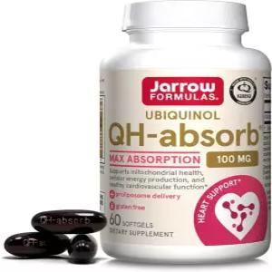 Jarrow Formulas QH-Absorb 유비퀴놀 100mg - 60 소프트젤